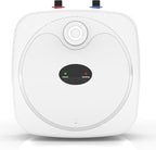 YALICE Electric Tank Water Heater, 4 Gallons Under Sink Instant Hot Water Heaters, 1500W, 110-120V, Electric Mini Tank Water Heater Compact Design for RV, Kitchen, Food Truck, Wall or Floor Mounted