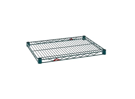 METRO Super Erecta 1824NK3 Industrial Wire Shelf, Metroseal Green Epoxy, 18" x 24"