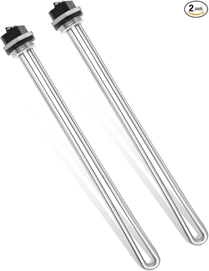 2 Pack 100108283 Water Heater Element Replacement for AO Smith Electric Water Heaters ECT 52/55/66/80/120, ECS 30/40/50, ECLN ELJN ECJN 40, ECL 30/50, E6, 4500W, 240V