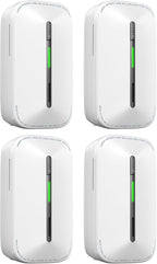 SITERWELL Plug in Carbon Monoxide Detector 10 Year Battery, CO Alarm Detector with Electrochemical Sensor and Sound Warning, AC Powered Portable Carbon Monoxide Detector for Home Office Travel,4-Pack