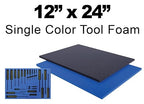 5S LEAN TOOL BOX FOAM ORGANIZERS 1/2 INCH THICK (1 PIECE) (12"x24", Blue)