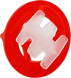 1/8 Tile Leveling System Tile Spacers Leveling System Tile Anti-Loosening and Spacing System Kit (1/8"-300pcs White Base + 100pcs Red Cap)