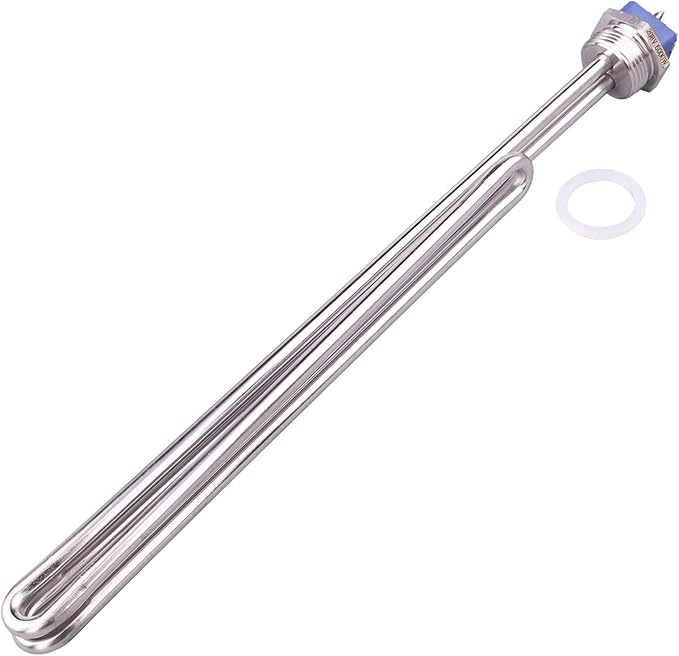 DERNORD 6000W 208V Screw-in Foldback Water Heater Element - Low Watt Density