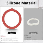 Flush Valve Seal for Kohler, Canister Flush Valve Toilet Tank Gasket Replacement Parts Compatible Kohler K-GP1059291 K-4436, Upgraded Silicone Material Toilet Repair Kit Inside Tank, 2Pcs