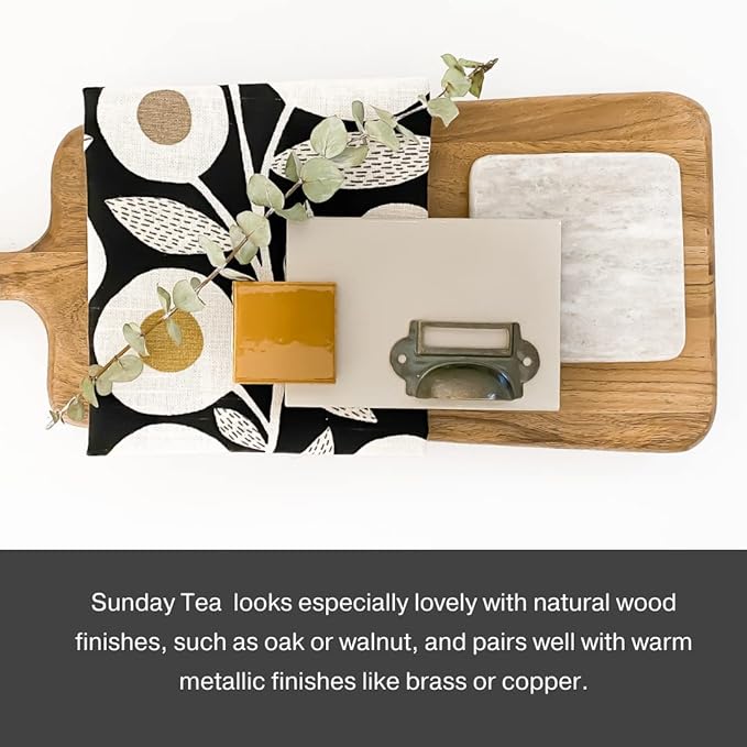 Country Chic All-in-One Chalk Paint for Furniture, Cabinets, Home Decor, Eco-Friendly, Matte Finish, Built-In Primer & Top Coat for Wood, Metal - Sunday Tea (Warm Grey) - Pint 16 oz (475 ml)