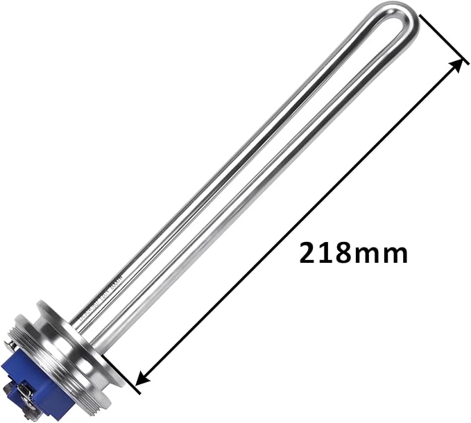 DERNORD 1.5 Inch (OD50.5mm) Tri-clamp Heating Element 120V 2000W Electric Water Heater High Watt Density