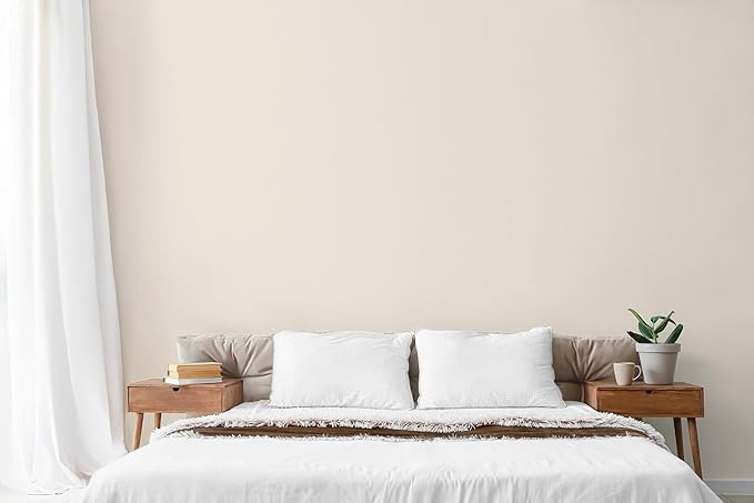 EVOLVE Paint & Primer: Environment-friendly, Low Sheen with One-coat Coverage for Interior & Exterior surfaces (Coconut Cream, 1-Gallon)