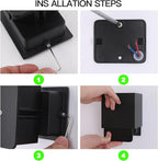 LED 20W Outdoor Wall Lights Exterior/Interior Porch Lights Outdoor Wall Up and Down Lights IP65 Waterproof Sconces Modern Outdoor Lighting Fixtures Square Aluminum White 6500K Cold Lights