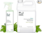 MORE Stone & Quartz Cleaner + Protector - Granite, Quartz & Marble Cleaner - For Kitchen & Bathroom Countertops - Water-Based Surface Spray - Peppermint-Thyme Essential Oil - Pint + Gallon Bundle