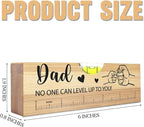 Christmas Gifts for Dad from Daughter Son Wife Spirit Level Bottle Opener Valentines Birthday Thank You Gifts Ideas for Daddy New Dad Grandpa Papa No One Can Level Up To You Sign