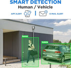 GW Security 32 Channel UltraHD 12MP 6K @ 30FPS Realtime 3X Motorized Zoom PoE Security Camera System with 16 x 12MP IP Two-Way Audio Full-Time Color Night Vision Outdoor/Indoor Smart AI Bullet Cameras