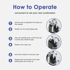 4 Digit Combination Lock Outdoor Padlock for School Gym Locker Outdoor Waterproof Padlock for School Gym Locker, Storage Unit,Garages, Sports Locker, Toolbox, Hasp Storage (2 Pack Black)