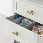 Asidrama 10 Pack Champagne Bronze Kitchen Cabinet Knobs Cabinet Hardware Zinc Knobs for Dresser Drawers