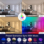 inShareplus 6 Pack 2 Inch Smart Recessed Lighting, WiFi LED Downlight 5W 120V, Dimmable RGBCW 2700-6500K Color Changing, Compatible with Alexa/Google, Ceiling Lights with LED Driver