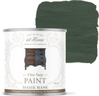 AMY HOWARD AT HOME Chalk-Based One Step Paint for Furniture, Cabinetry, Decor, Finish, and More | No Stripping, Sanding, or Priming | Dark Base | 16 Ounce | Cherbourg