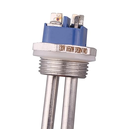 DERNORD 120V 1650W Water Heater Element Screw-in Heating Element High Watt Density