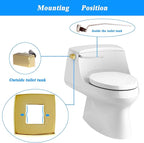 Toilet Flush Handle Replacement, Side Mount Toilet Tank Lever Compatible with Kohler 85114-CP Trip Lever Kit, Polished Golden