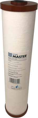 Home Master Whole House 4-Layer Sediment 25 to 1 Micron, Iron, Radial Flow GAC Carbon, 2 orings & Grease, 15gpm, Replacement Filter Set CsetBB3SmgFeC 20x4.5