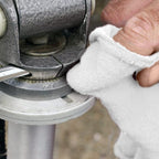 Avalon Towels Cotton Shop Rags – (Pack of 100) Size 12x14 Inches Cleaning Rags – Absorbent Shop Towels and Multipurpose Cleaning Towels for Automobiles, Industries, Garage and Homes (White)