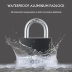 Covered Aluminum Padlock with Key, 8 Pack 1-9/16" Padlocks with Same Key，Key Lock for Outdoors