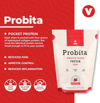 VISI Probita Hydrolyzed Collagen Protein Chews - 60 Chews - Non GMO (Lingonberry)