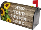 Personalized Mailbox Covers Custom Picture/Photo/Text Magnetic Standard Size Mailbox Wraps Post Letter Box Cover for Garden Yard Outdoor Decorations-6