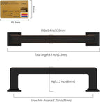 10 Pack 3.75"(96mm) Oil Rubbed Bronze Cabinet Pulls Kitchen Cabinet Handles Drawer Pulls Cupboard Hardware for Cabinets CK0078