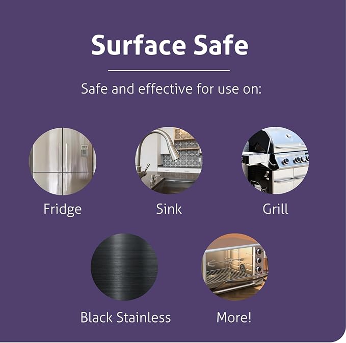 Therapy Stainless Steel Wipes, 30 Count (2 Pack) - Appliance Cleaner for Fridge, Dishwasher, Oven, Stove, Sink, Microwave, and More - Removes Smudges, Fingerprints, and Leaves a Streak-Free Shine