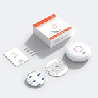 Jemay Smoke Detector, Fire Alarms Smoke Detectors with Advanced Photoelectric Technology, Smoke Alarm with LED Indicator & Silence Button, Replaceable Battery Included, 4 Packs