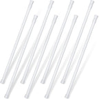 8 Pack Window Security Bar Window Lock Bar 15.7-27.6 Inch 1/2'' Diameter Adjustable Sliding Glass Door Lock Window Safety Bars with Rubber Tips Sliding Door Security Stick for Bathroom Cupboard