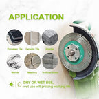 Tile Saw Blade 4-1/2" Diamond Blade 115mm for Cutting and Grinding Ceramic Tile Porcelain Marble Granite