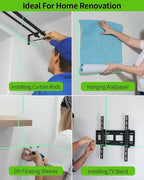 Firecore 82Ft Self Leveling Laser Level, Green Cross Line Laser Leveler Tool with Brightness Adjustment, Accurate Lazer Level for Picture Hanging Home Decoration,Battery Carry Pouch Included