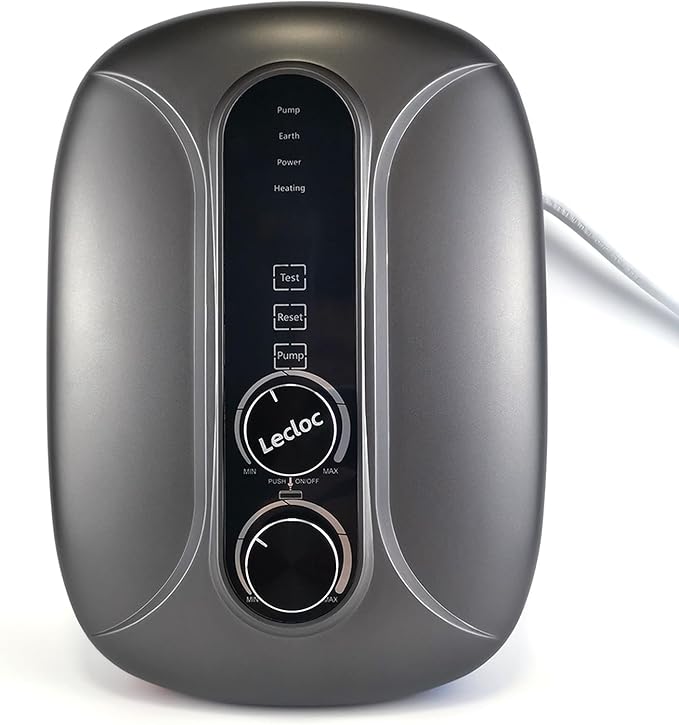 E65 Pro Pump-integrated Tankless Electric Water Heater 6.5kW 240V, LED Temp. Display with Big Knob Control, IPX4, Multi-protection, 1 Point of Use, 86-131℉ On Demand Under Sink Hot Water Heater