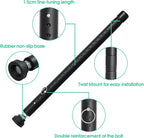 Sliding Door Security Bar, Adjustable Window Security Locks with Rubber Tips 17-50inch, Patio Door Security Lock Black for Home Apartment, Black