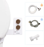 TUSHY Self-Cleaning Cool to Warm Water Bidet Attachment. Easy Universal DIY Install, No Plumber Required (Sink Connection Needed for Water Temperature Control), Bronze Knob