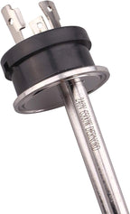 DERNORD 240V 6500W Tri-clamp Ripple Heating Element Stainless Steel Immersion Water Heater with 3-Wire Electrical Locking Plug (1.5 Inch Tri clamp)