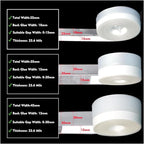 Silicone Seal Weather Stripping Tape 16.5 Feet Strip Bottom Draft Insulation Stopper Tape Weatherproof Soundproof for Door or Window Bathroom Shower Glass Gaps（25mm*5m）