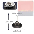 3 Inch Quick Change Disc Pad Holder, 6 Pcs Fast Lock Disc Holder, 1/4" Shank for Angle Die Grinder Attachments, Type R, for Polishing, Sanding and Surface Preparation