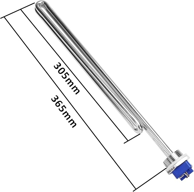 DERNORD 240V 9000W Foldback Water Heater Element Screw-Plug Heating Element