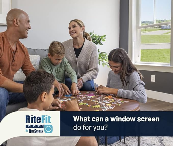 Custom Window Screen Replacement - Fully Assembled Double Hung Flanged Full Screen with Swivel Latches & Clips Secure the Screen in Your Window. DH5 Features a Pull Tab for Easy Installation & Removal