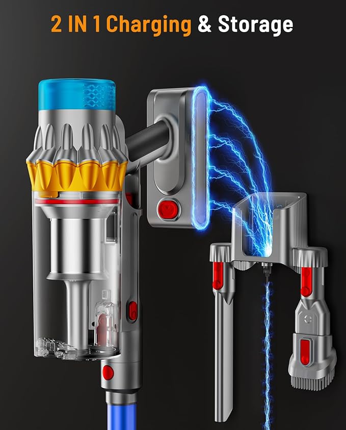 Cordless Vacuum Cleaner, 600W 50KPA 65Min Powerful Vacuum Cleaners for Home, Self-Standing Stick Vacuum Cordless Rechargeable/ Anti-Tangle/OLED Screen/1.8L Cup for Home Pet Hair/Carpet/Hardwood Floor