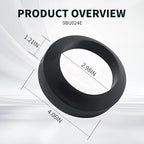 9BU024E Tank to Bowl Gasket Fit for TotoDrake Toilets, Compatible with Most 3" Two-Piece Models, Toilet Tank Gasket Replacement Gasket for Toto ToiletPart, 1 Pc