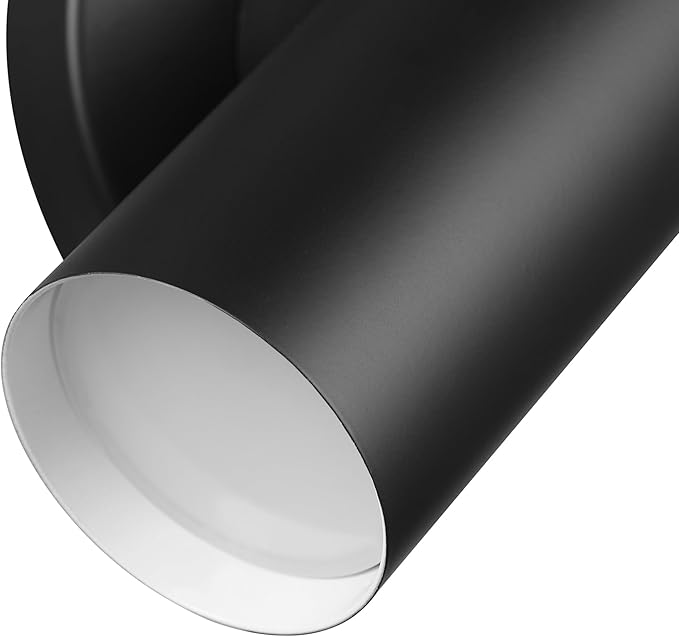 GLOBE Electric 64000113 4.5" Convertible Wall or Ceiling Mount LED Integrated Track Lighting Spotlight, Matte Black, Adjustable Pivoting Head, 9W, 500 Lumens, 3000 Kelvin, Dimmer Switch Compatible