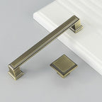 10 Pack 5 Inch(128mm) Hole Center Brushed Antique Bronze Modern Cabinet Pulls Kitchen Cabinet Handles Kitchen Cabinet Hardware Timeless Drawer Pulls for Dresser Cupboard Wardrobe, B-Bronze(5x10)