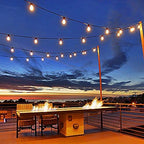 Novelty Lights 5 Pack S14 Outdoor Patio Edison Replacement Bulbs, E26 Medium Base, Clear, 11 Watt