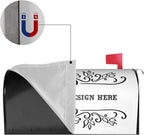 Custom Personalized Mailbox Covers Add Photo Picture Family Name House Address Text Magnetic Mail Cover for Home Garden Yard-2