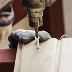 White Head 50 PCS #10X3 Stainless Steel Phillips Flat Head Wood Screws,Stainless Steel 18-8 A2(304) Screw,Home Screw Kit by QISHENG