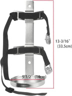 Fire Extinguisher Mount,Wall Hanging Bracket,Fire Extinguisher Holder for Home, Car, RV, Truck, Mini Fire Extinguishers (5LB Stainless Steel Color 2Pcs)