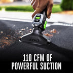 EGO Power+ Shop Vacuum Wet Dry, Car Vac, Portable Cordless Cleaner, 9 Gallon 110 CFM, Includes 56V 5.0Ah Battery and Charger - WDV0904