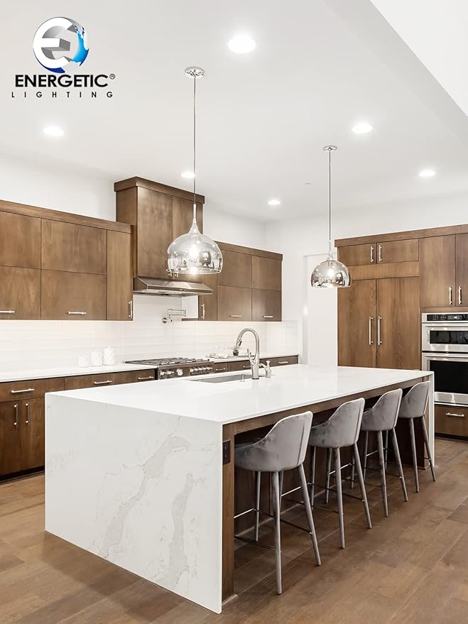 2 Pack 6 Inch Ultra-Thin LED Recessed Ceiling Light with Junction Box, 5000K Daylight, 12W 110W Eqv, Dimmable Canless LED Recessed Light, 1050LM High Brightness Wafer Downlight- ETL&FCC Certified